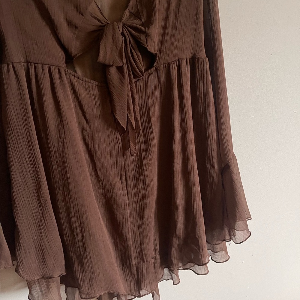 Urban Outfitters Kiki Tie-front mini dress - Picture 9 of 14